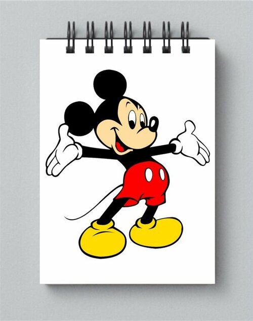 Блокнот Mickey Mouse, Микки Маус №3, Размер А4: 21 на 30 см