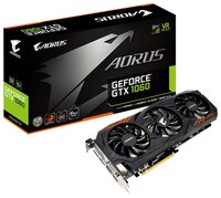 Видеокарта GIGABYTE GeForce GTX 1060 1632MHz PCI-E 3.0 6144MB 8008MHz 192 bit DVI HDMI HDCP AORUS re