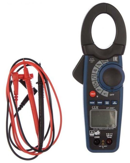 Изображение Профессиональные токовые клещи DT-3367