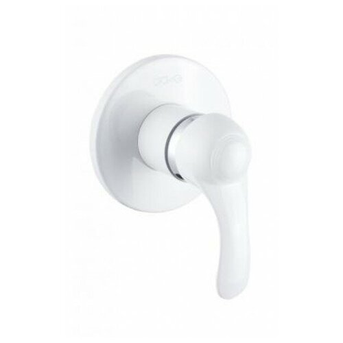 KORDI White Calcium KD S609P - С5 White Смеситель для душа встраиваемый, белый