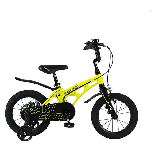 Детский Двухколесный Велосипед Maxiscoo Серия Cosmic2022 Стандарт Плюс 14 Желтый 1230000₽