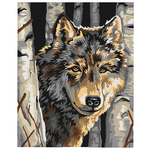 Мосфа Картина по номерам "Волчий портрет" 40х50 см (7C-0079) - изображение