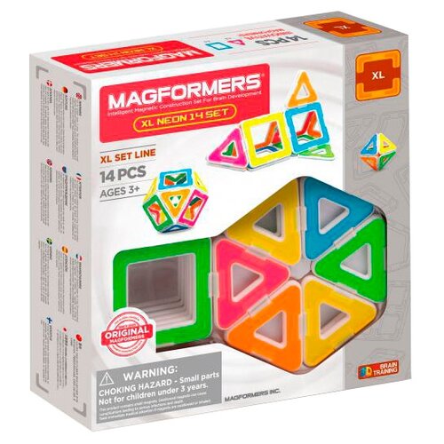 фото Магнитный конструктор Magformers XL Neon 706005-14