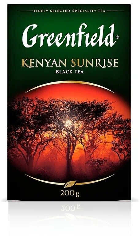 Чай черный Greenfield Kenyan Sunrise листовой, 100 г - фото №1