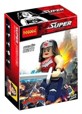 Конструктор Jisi bricks (Decool) Super Heroes 0211 Чудо-женщина