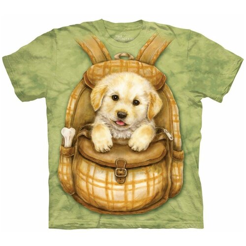 Футболка The Mountain, размер L, зеленый