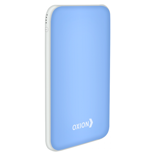 фото Аккумулятор oxion opb-1011 ultra thin 10000, голубой, коробка