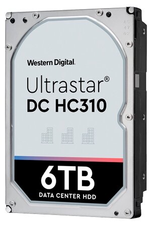 Внутренний HDD диск WD Ultrastar DC HC310 6TB, SATA3, 3.5" (HUS726T6TALE6L4)