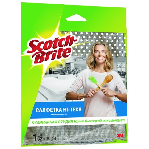 фото Салфетка микроволоконная scotch-brite "high-tech"