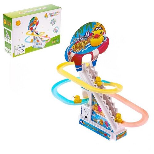 Развивающая игрушка «Утята-путешественники», световые и звуковые эффекты развивающая игрушка логический куб световые и звуковые эффекты