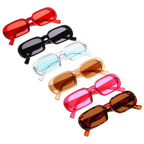 фото Очки солнцезащитные взрослые, 143х38мм, 12 штук, 6 цвета galante