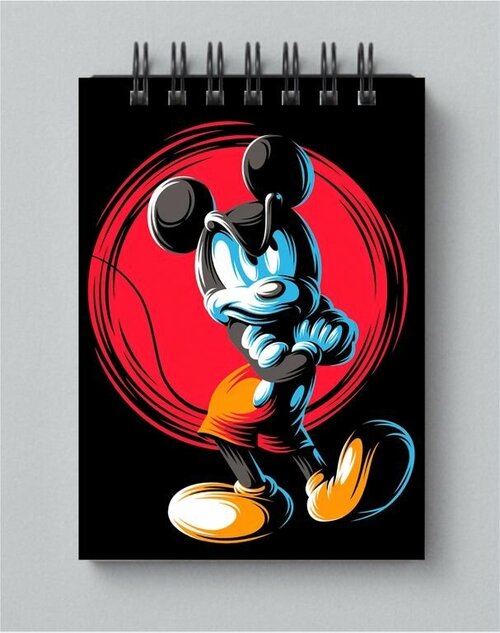 Блокнот Mickey Mouse, Микки Маус №30, Размер А6: 10 на 15 см