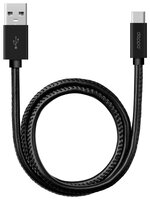 Кабель Deppa Leather USB - USB Type-C (72270/72271) 1.2 м белый