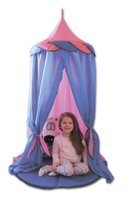 Палатка BELON ПИ-011/Ш Радужный домик подвесная Шатер розовый с малиновым
