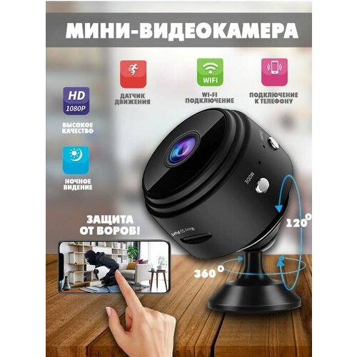 Беспроводная мини IP для частного дома и офиса Видеоняня WiFi 690₽