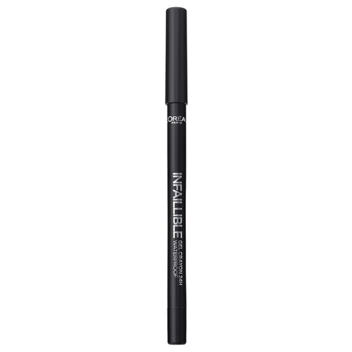фото L'Oreal Paris Стойкий гелевый карандаш для глаз Infaillible, оттенок 1 На черной стороне
