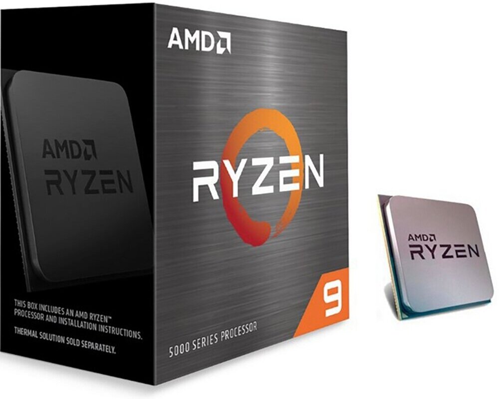 Центральный Процессор AMD RYZEN 9 5900X, 12C/24T (3.7/4.8GHz Max Boost,70MB,105W, AM4), BOX