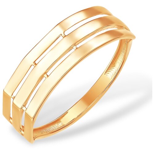 Кольцо Яхонт, золото, 585 проба, размер 18, золотой кольцо эстет красное золото 585 проба размер 18