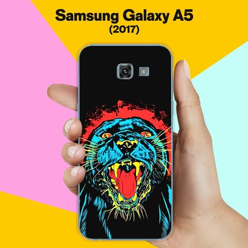 Силиконовый чехол на Samsung Galaxy A5 (2017) Пума / для Самсунг Галакси А5 2017 samsung galaxy a5 2017 a520 силиконовый чёрный чехол самсунг галакси а5 а520