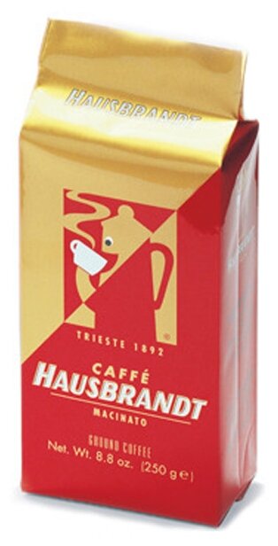 Кофе молотый Hausbrandt Rosso (Хаузбрандт Россо), в/у, 250г - фотография № 4
