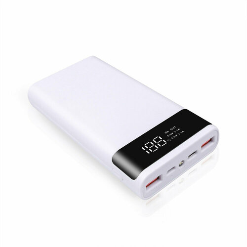 Корпус для PowerBank с двумя USB-портами 5 В 618650 белый 86000₽