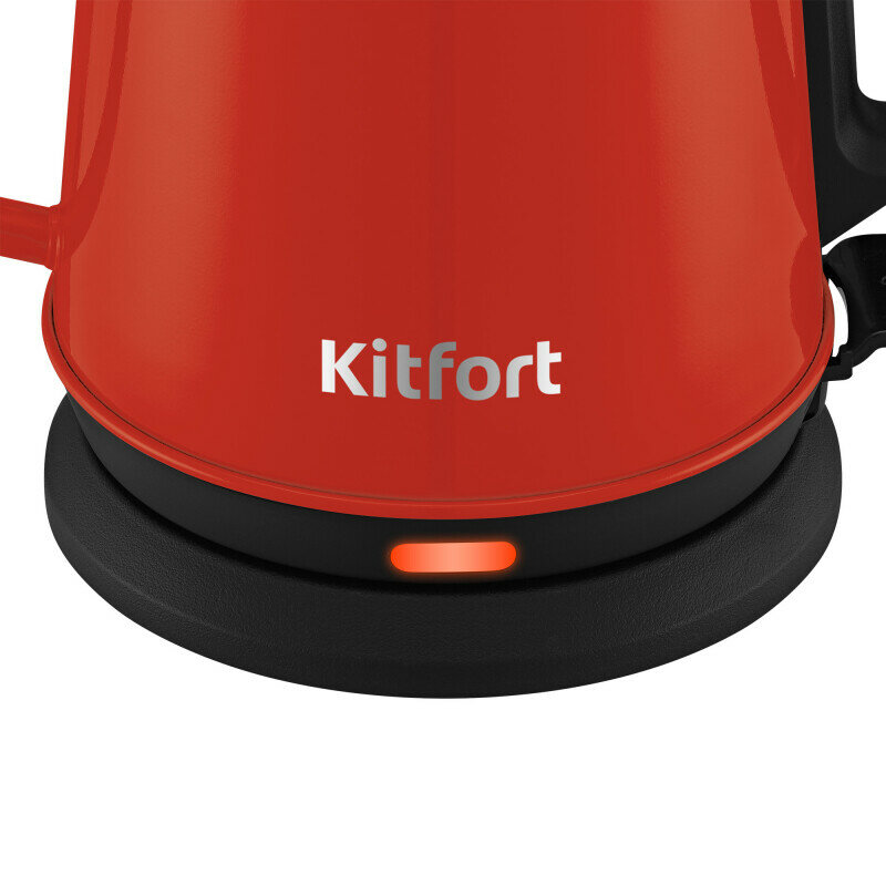 Чайник для варки кофе Kitfort КТ-6194-1 черно-красный