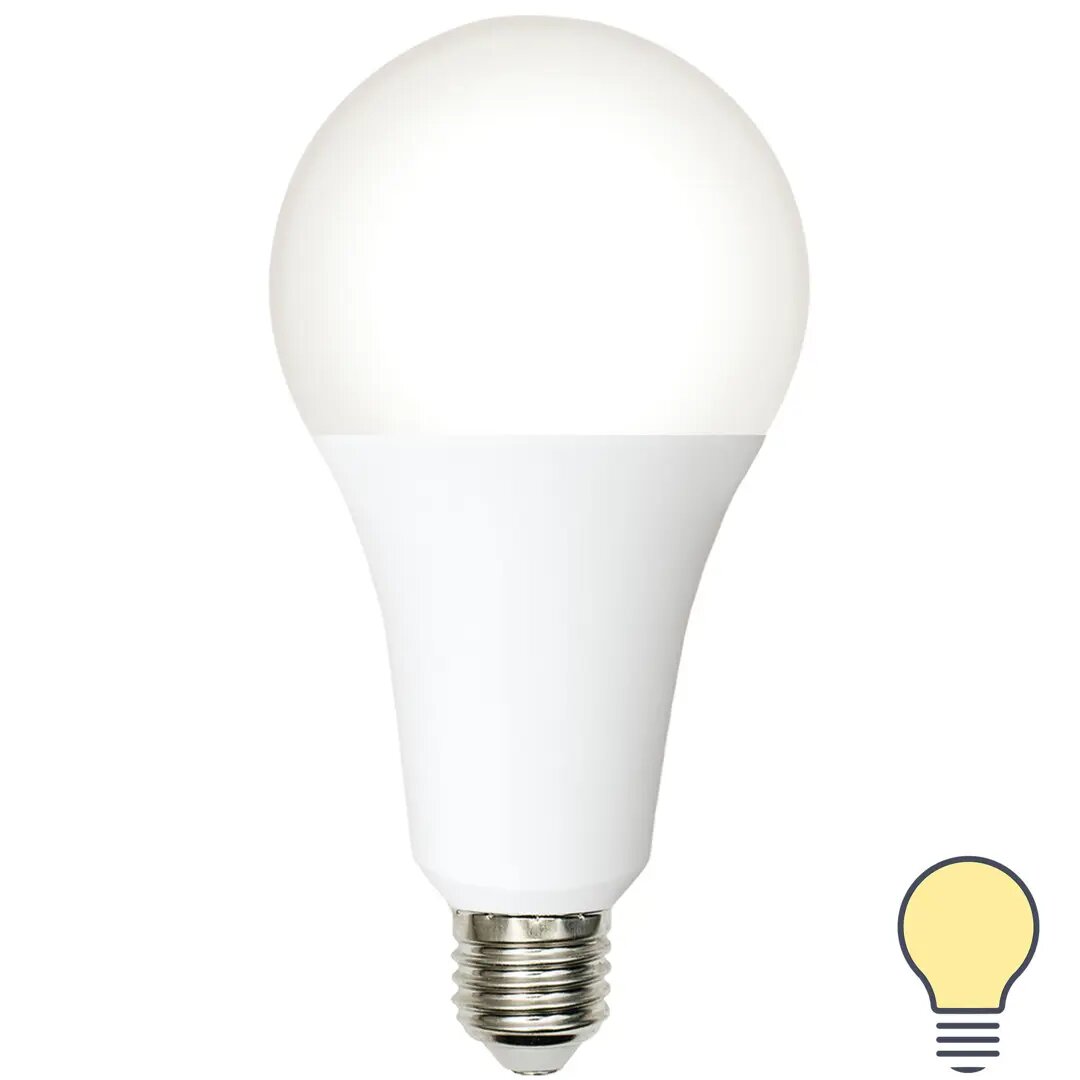 Лампа светодиодная Volpe E27 210-240 В 30 Вт груша матовая 3000 лм теплый белый свет