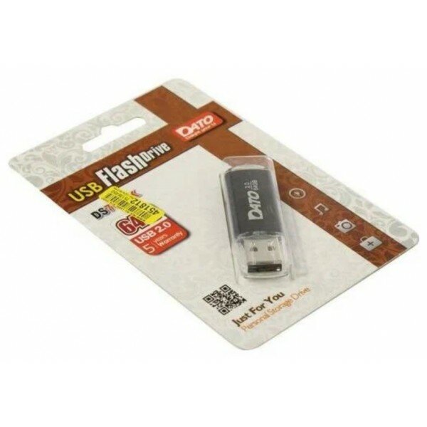 Флешка USB DATO DS7012 32Гб, USB2.0, черный [ds7012k-32g] - фото №4