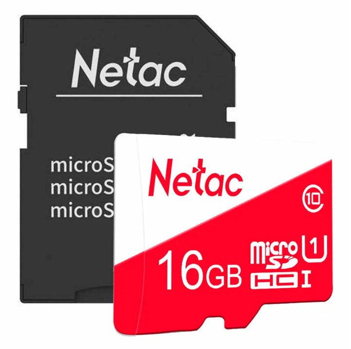 Карта памяти MicroSDHC 16GB Netac P500 Eco Class 10 + SD адаптер - фото №2