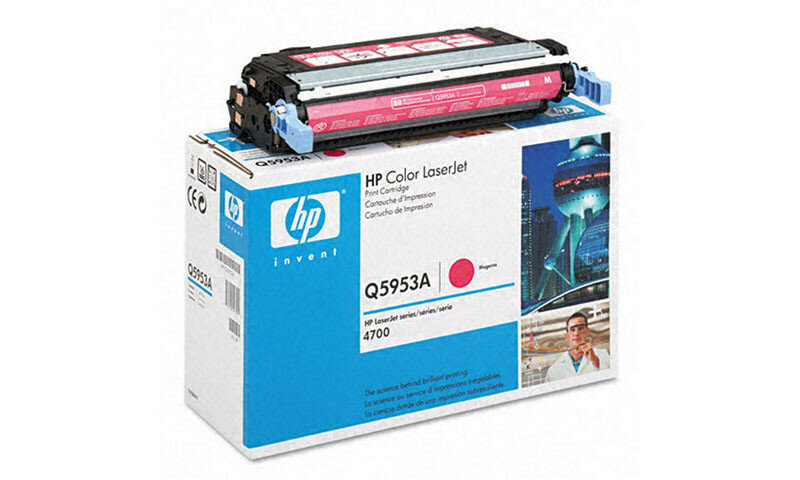 HP Q5953A Картридж , Magenta{Color LaserJet 4700, Magenta, (10000стр.)} Оригинальный