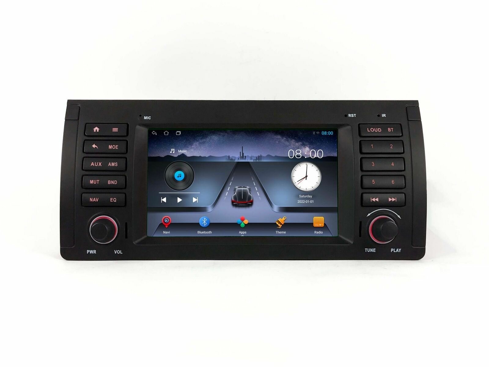 Магнитола общая Android 2/32GB на BMW E39 02-06 E53 96-02 2 din головное устройство