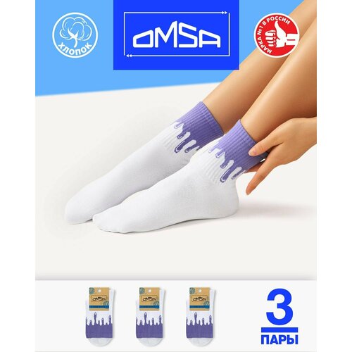 фото Носки omsa, 3 пары, 3 уп., размер 42-44