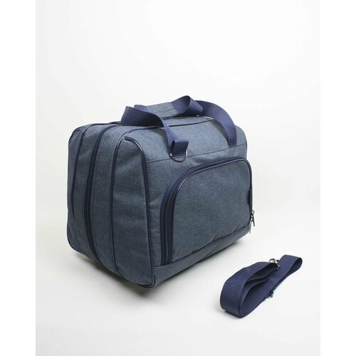 фото Сумка arlion 000-425-1 синий катионик, 26х30х34 см, ручная кладь, синий