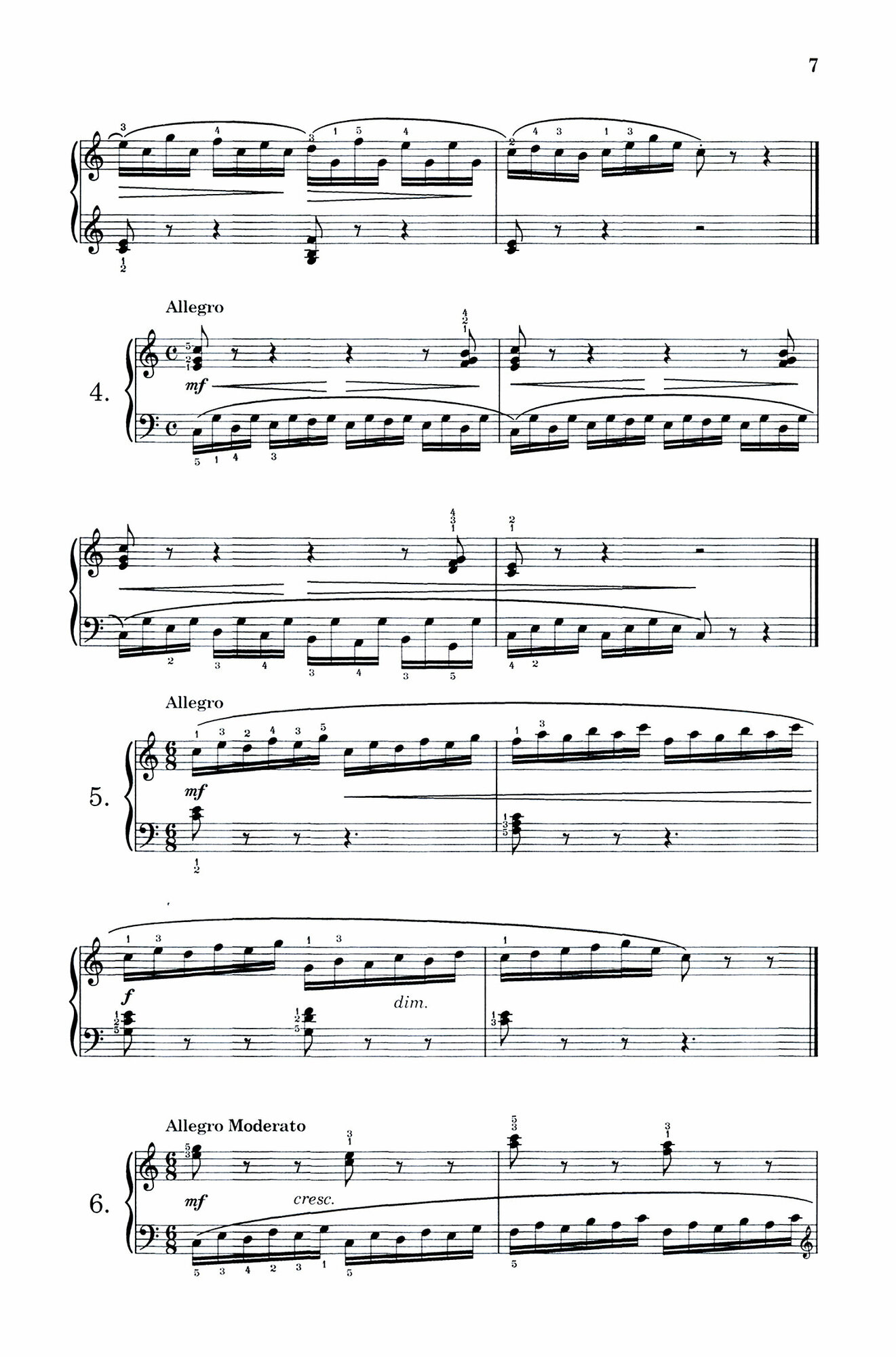 Избранные фортепианные этюды в двух частях. Selected Piano Studies in two parts - фото №3