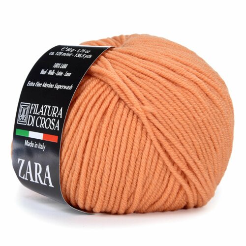 5 Мотков Пряжа Filatura Di Crosa ZARA 100% Мериносовая шерсть 50 гр. - 125 м. цвет 1602