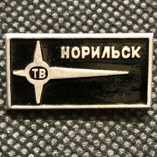 Значок СССР город Норильск # 11