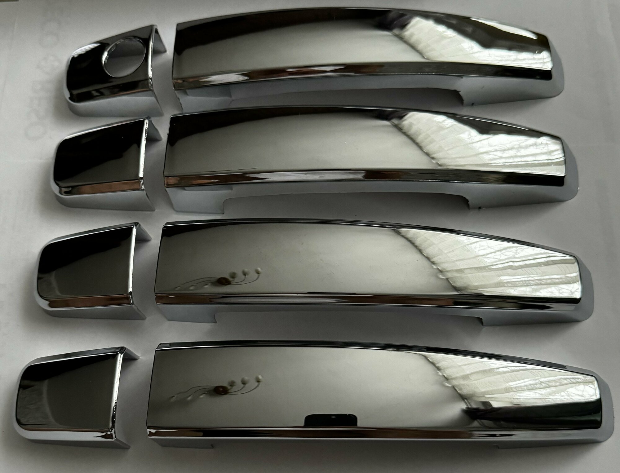 Хромированные накладки наружных ручек дверей для Шевроле Круз / Chevrolet Cruze