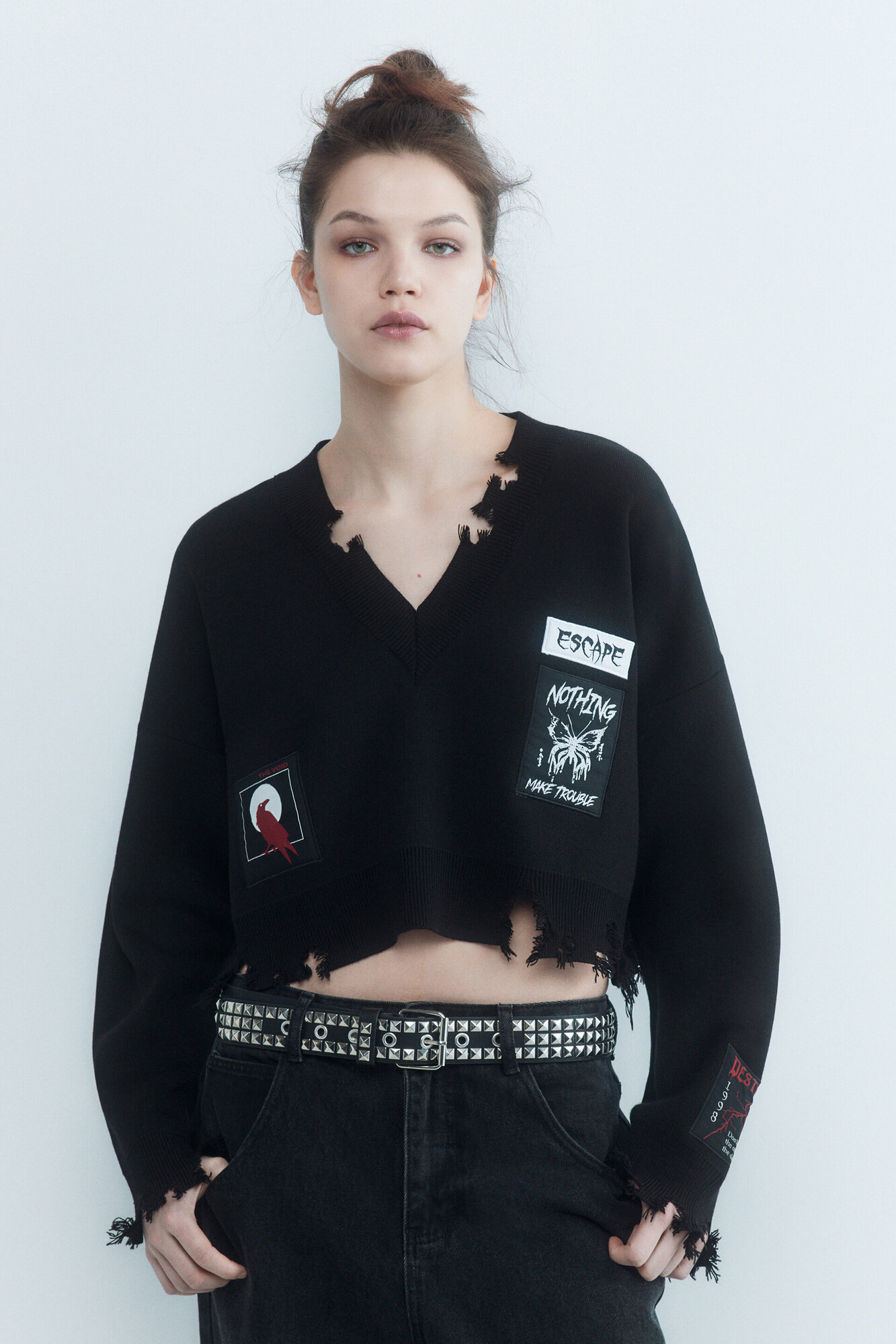 Джемпер Befree Young, размер XS, черный — фото 1