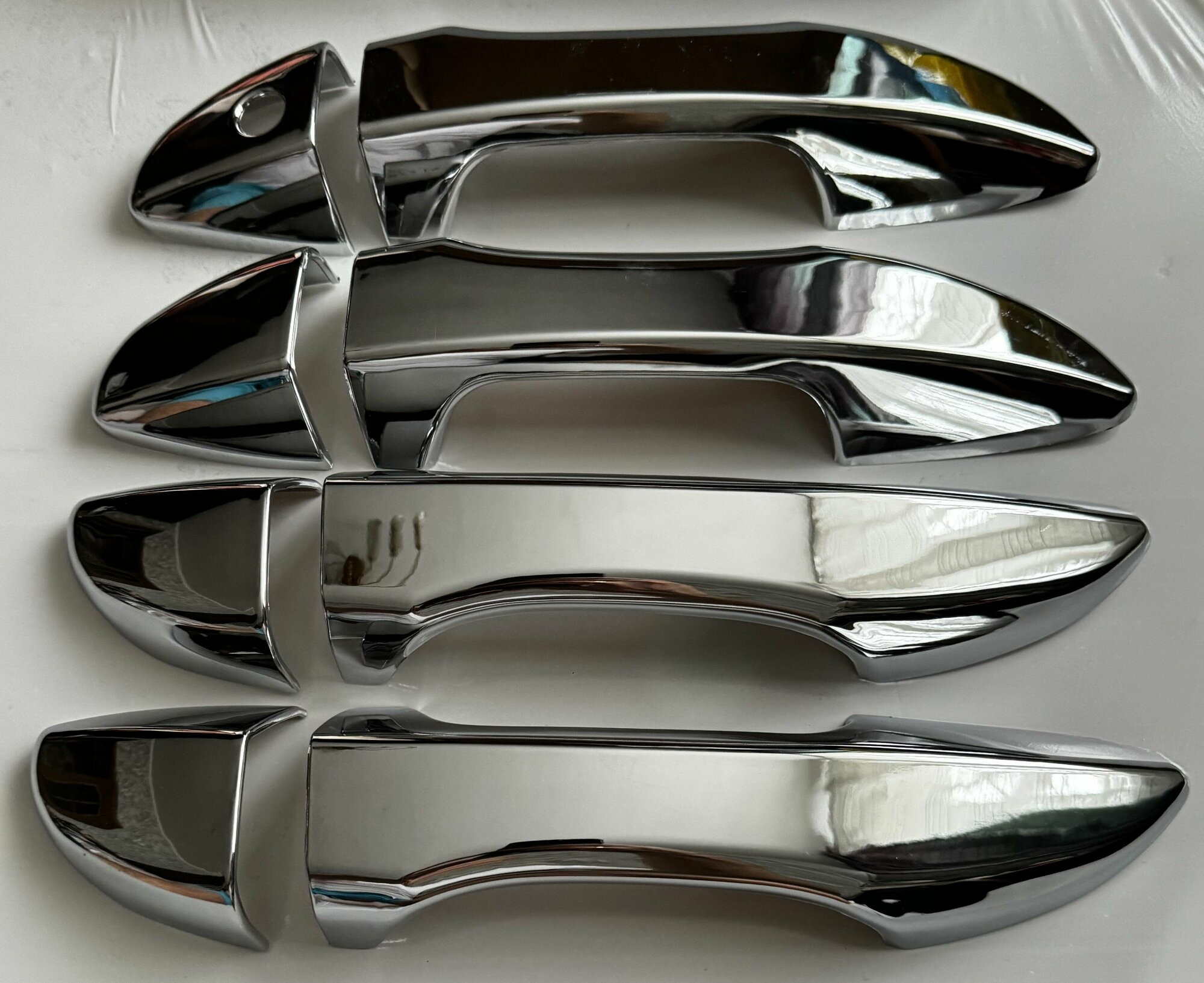 Хромированные накладки наружных ручек дверей для Тойота Королла 2013 -