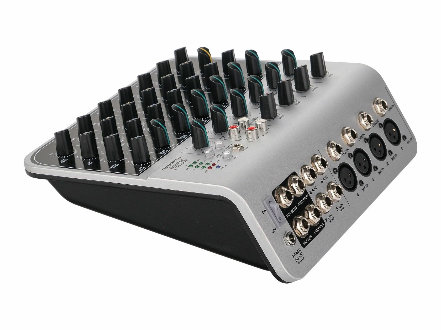 Soundking - Мини-микшерный пульт MIX04AU, 8 каналов, USB - фото №7