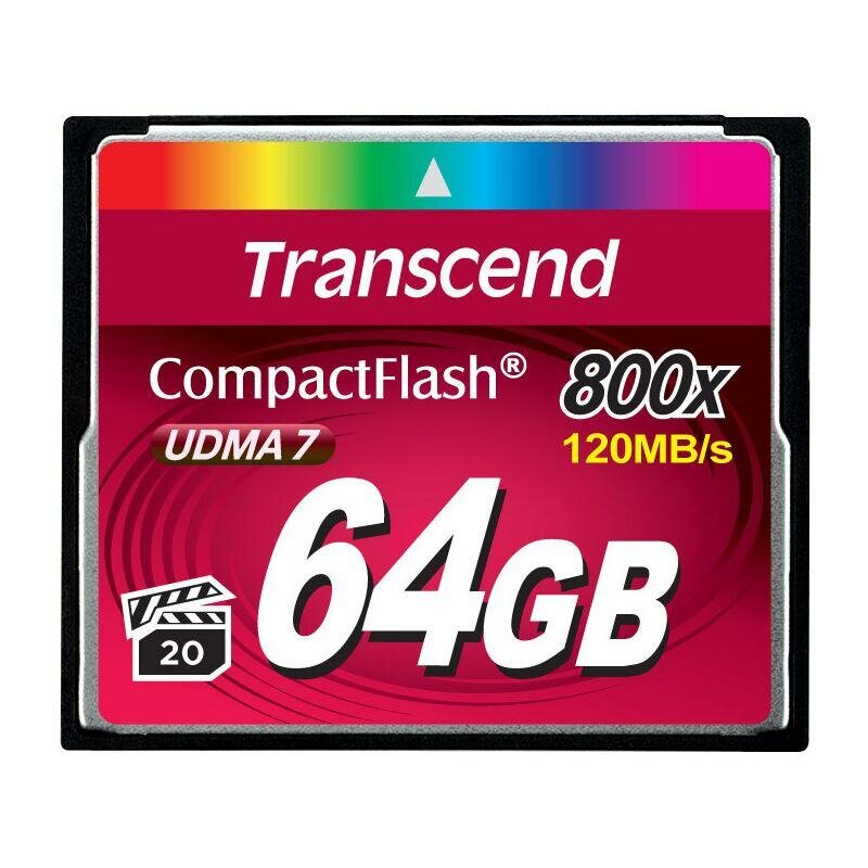 Карта памяти Transcend CompactFlash 800 64GB