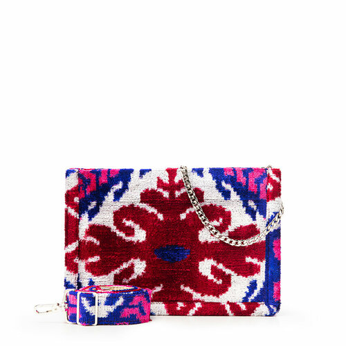 фото Сумка two eagles, фиолетовый, белый