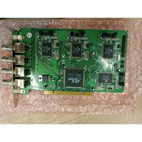 Плата видеозахвата БУ PCI PLX PCI6152-CC33PC (разъемы: RCA. 2x 15pin)