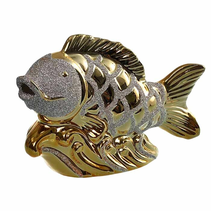 Статуэтка Золотая рыбка 10х15 см (арт. W3336)