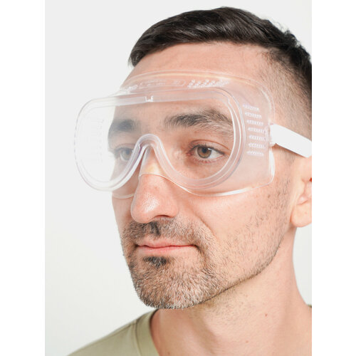 Защитные прозрачные очки STAYER MASTER закрытого типа с прямой вентиляцией
