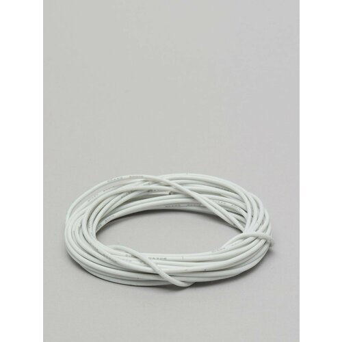 Термостойкий силиконовый монтажный провод 30 AWG - 12 AWG Цвет Белый Размер 24AWG 5 метров 499₽