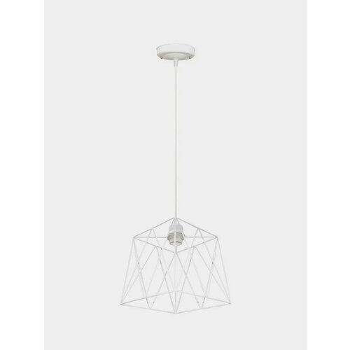 Люстра светильник подвесной в стиле лофт с регулировкой высоты черная хром Цвет Белый 5997₽