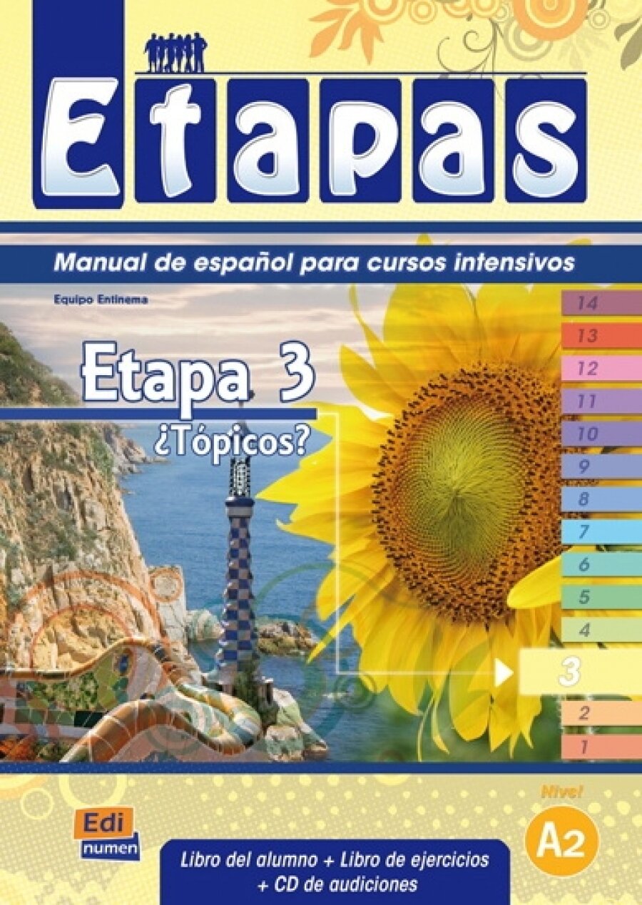 Книга Etapas 3 Alumno + Ejercicios +CD - фото №1