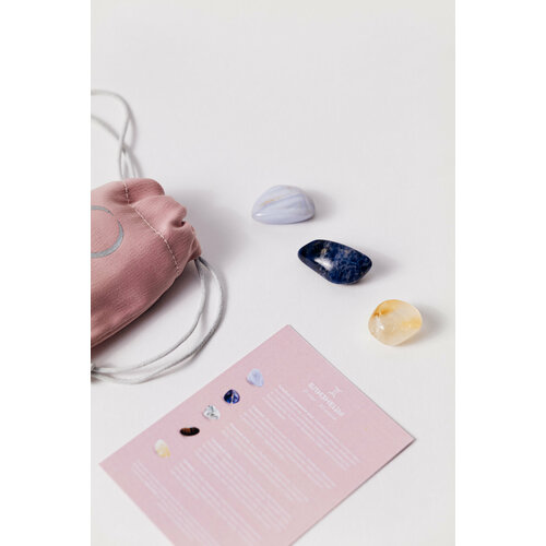 QUARZ Набор натуральных камней для знака зодиака Близнецы 3 камня 2980₽