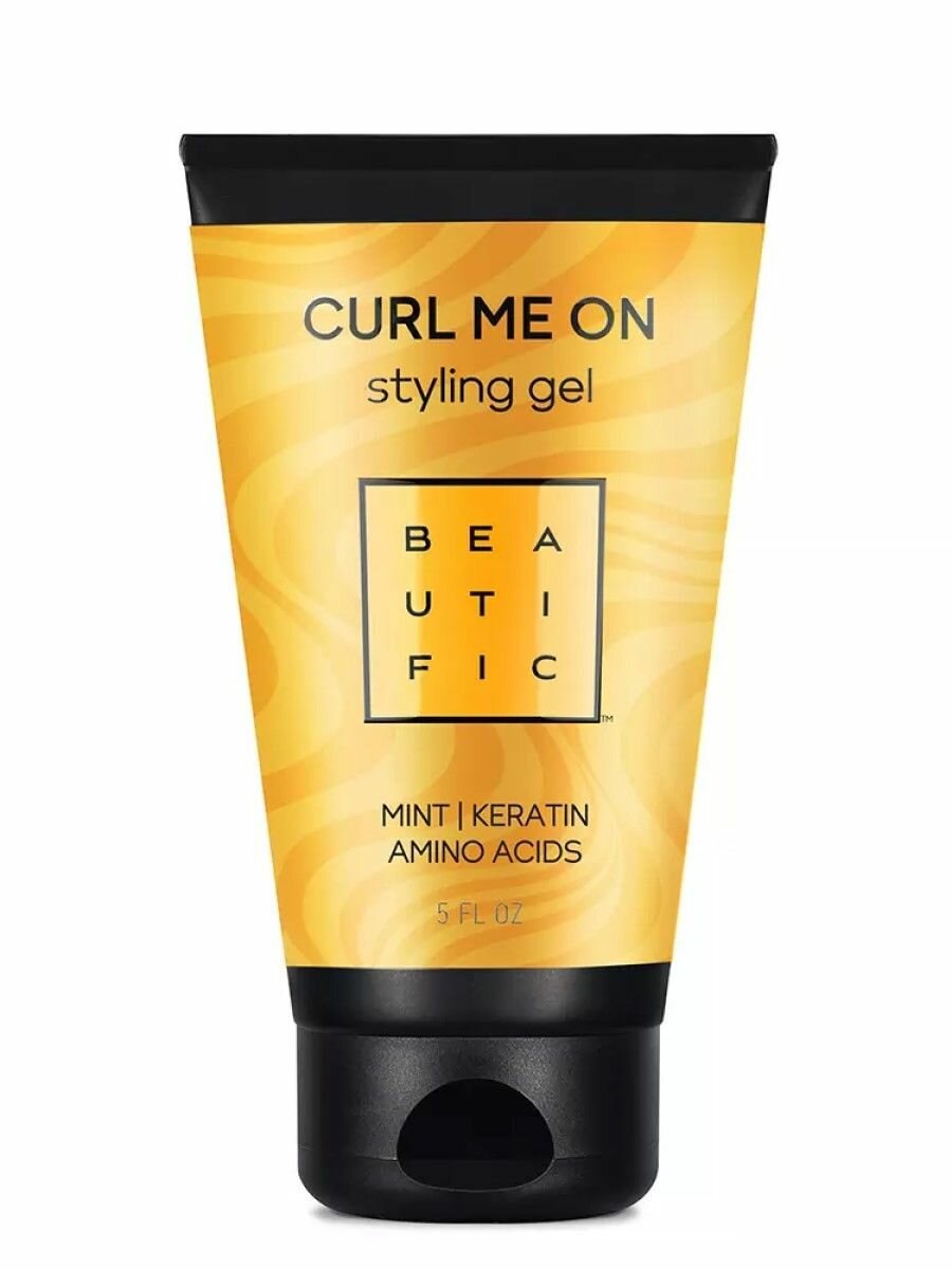 BEAUTIFIC Гель CURL ME ON для укладки кудрявых и волнистых волос средней фиксации, 150 мл